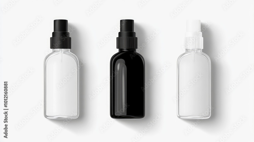 Realistic Spray Bottle Mockup -- AI Generated Realistic Spray Bottle Mockup -- AI Generated