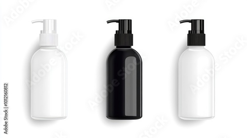 Realistic Spray Bottle Mockup -- AI Generated