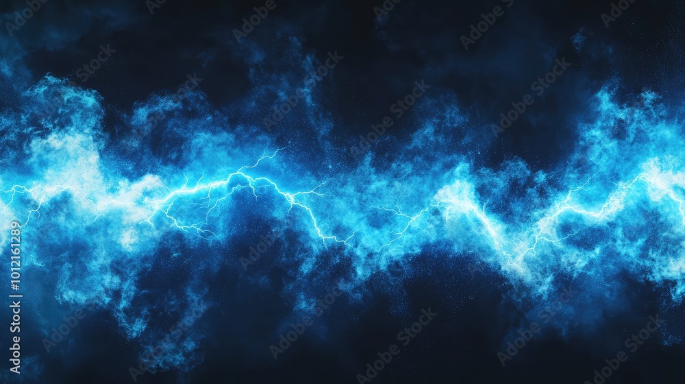 Realistic Thunder Light and Smoke Cloud Frame -- AI Generated Realistic Thunder Light and Smoke Cloud Frame -- AI Generated