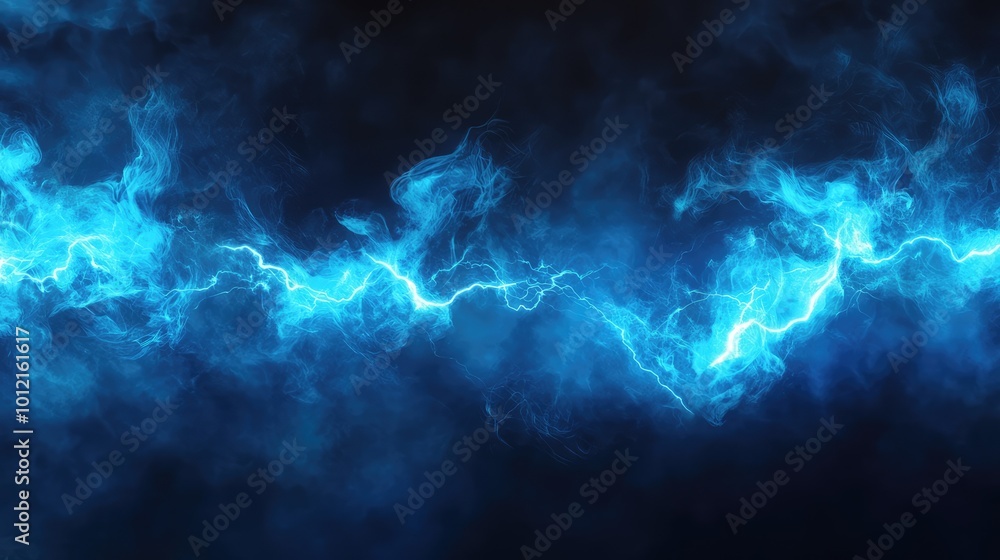 Realistic Thunder Light and Smoke Cloud Frame -- AI Generated Realistic Thunder Light and Smoke Cloud Frame -- AI Generated