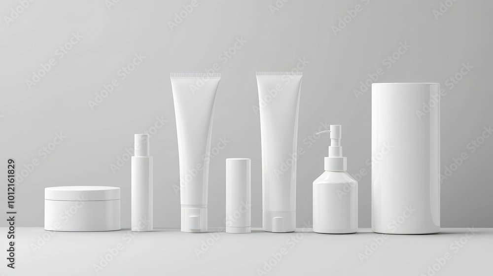 Mockups of Cosmetic Packaging -- AI Generated Mockups of Cosmetic Packaging -- AI Generated
