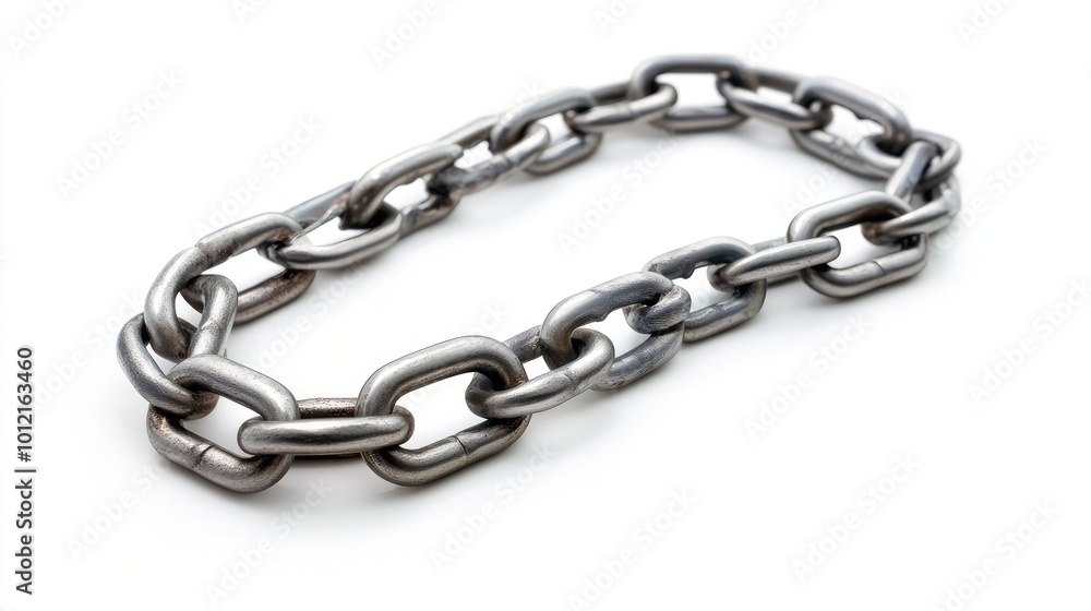 Obraz premium Single Metal Chain -- AI Generated