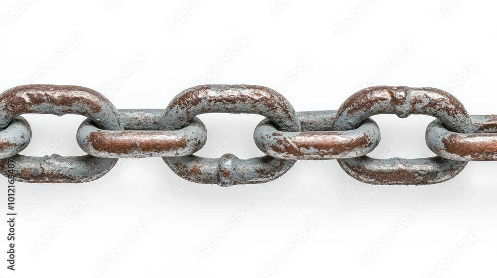 Obraz premium Single Metal Chain -- AI Generated