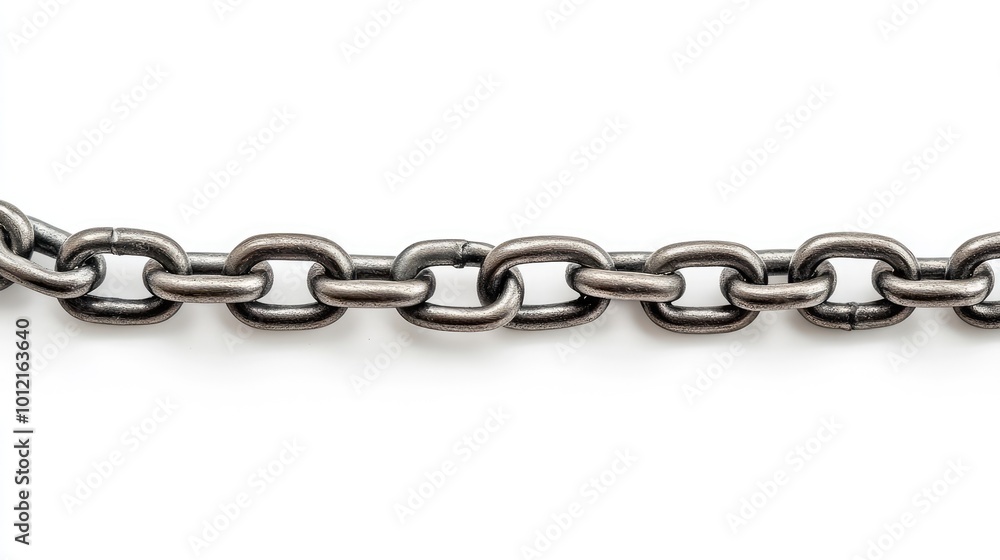 Fototapeta premium Single Metal Chain -- AI Generated
