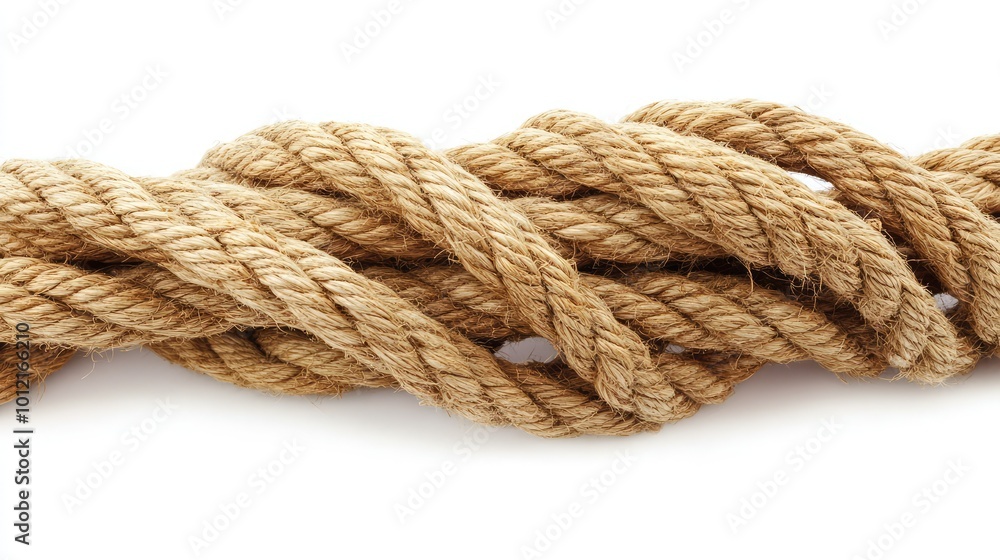 Tangled Jute Rope - AI Generated Tangled Jute Rope - AI Generated