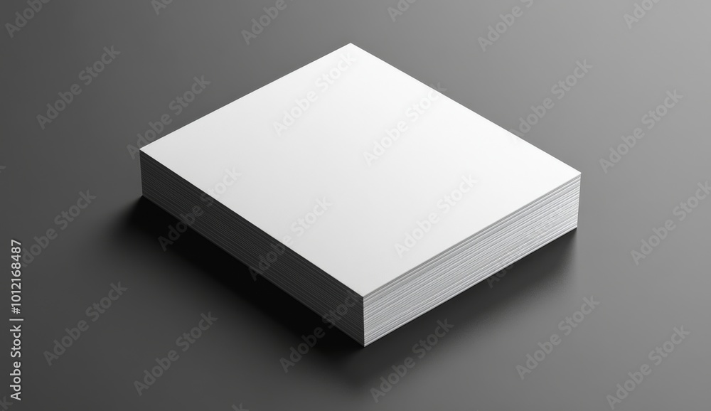 Photo of a blank business card on a grey background, a mockup template for a design presentation Photo of a blank business card on a grey background, a mockup template for a design presentation