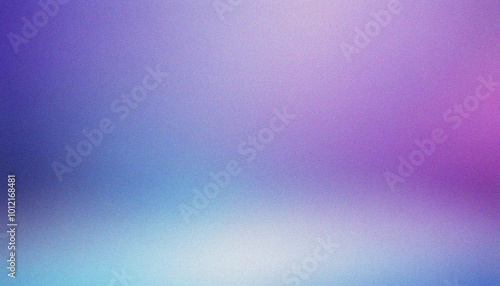 Glowing grainy abstract background web landing page header noise texture color gradient banner design copy space Grey, Purple, Blue. Elegant grainy texture featuring bold grainy gradient transitions