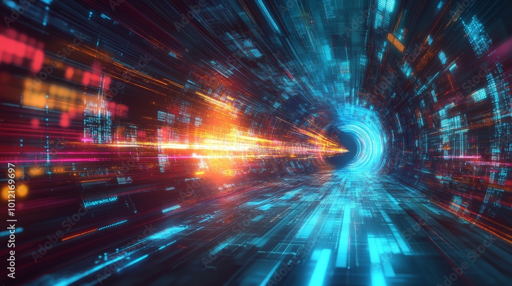 A bold composition of glowing data flow and explosion, lights, energetic backround, colorful A bold composition of glowing data flow and explosion, lights, energetic backround, colorful