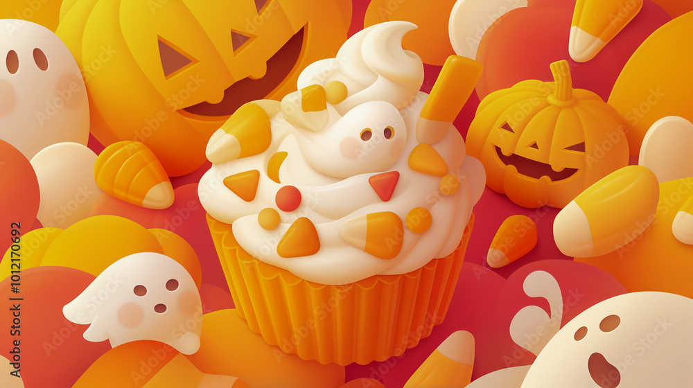 Whimsical Halloween Treats with Ghosts and Pumpkins Whimsical Halloween Treats with Ghosts and Pumpkins
