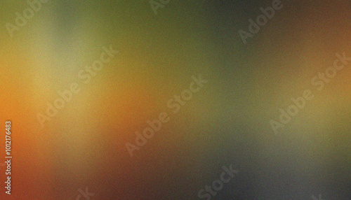 grainy banner background color gradient abstract poster header cover backdrop design Olive Drab, Charcoal Grey, Burnt Orange. Stylish grainy texture featuring smooth grainy gradient waves