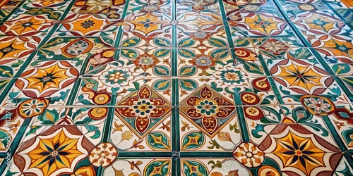 Wallpaper Mural Elegant Tiled Floor Pattern in Neutral Tones Perfect for Interior Design and Home Decor Inspiration Torontodigital.ca