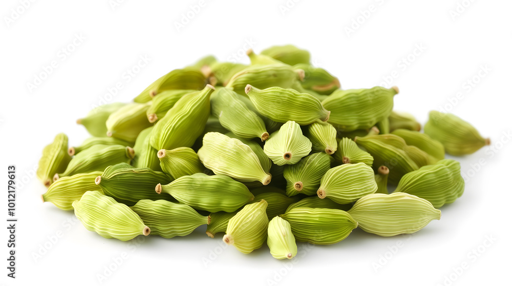 Whole Cardamom Pods Emphasizing Their Distinctive Green Form | Aromatic Spice for Flavorful Cooking and Traditional Recipes Whole Cardamom Pods Emphasizing Their Distinctive Green Form | Aromatic Spice for Flavorful Cooking and Traditional Recipes
