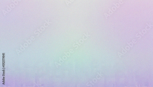 grainy gradient background glowing color wave on backdrop Pale Lilac, Mint Green. Sleek gradient banner with vibrant grainy texture accents