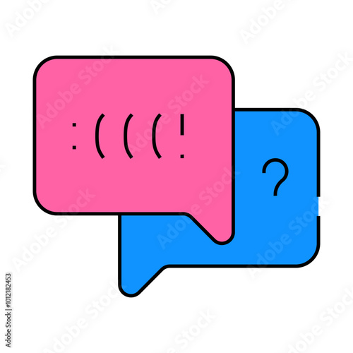 dialogue with psychologist line icon vector. dialogue with psychologist sign. isolated symbol illustration