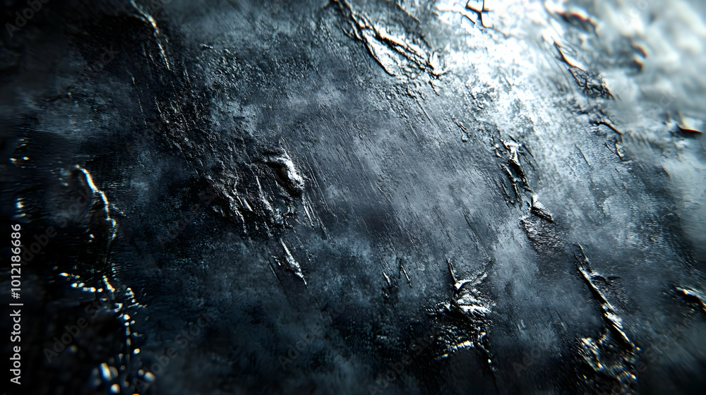 Obraz premium Dark Abstract Texture Background with Metallic Glimmer