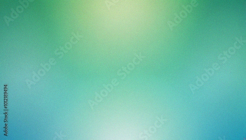 Green, Cyan colors flow grainy texture gradient background abstract wave music cover banner design. Bold grainy gradient with vibrant grainy wave patterns