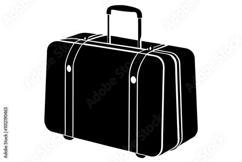suitcase with luggage