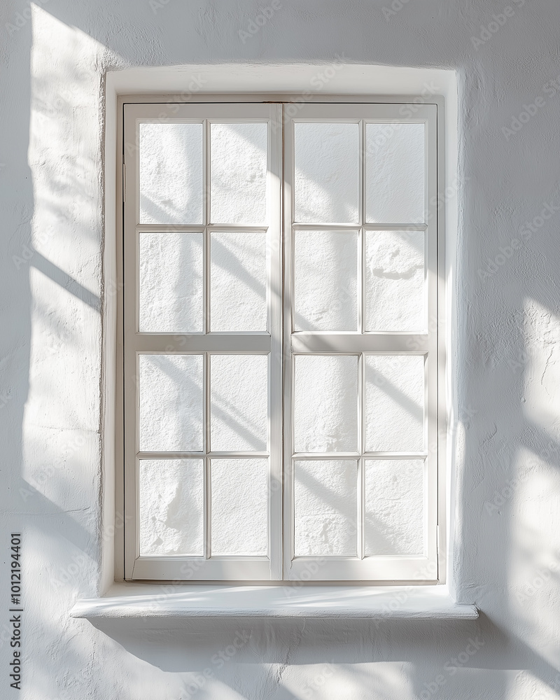 A modern window with a view of a lush green forest. Perfect for interior design, home decor, A modern window with a view of a lush green forest. Perfect for interior design, home decor,