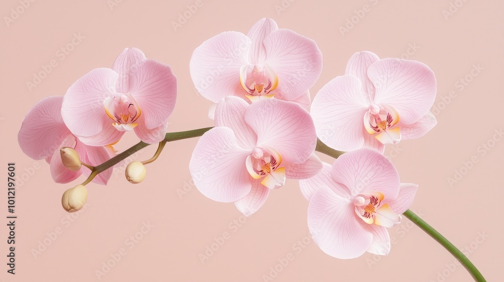 Soft Gradient Pale Pink Orchid with Delicate Folds - Ultra-Detailed Macro Close-Up of Intricate Texture | Photorealistic Botanical Photography Soft Gradient Pale Pink Orchid with Delicate Folds - Ultra-Detailed Macro Close-Up of Intricate Texture | Photorealistic Botanical Photography