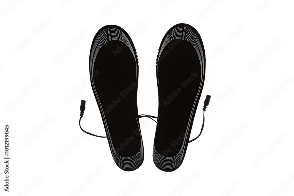 Warm insoles with electric heating. Heating insole with wires can be USB plugged into computer interface, power bank or charger to heat up and use. Warm insoles with electric heating. Heating insole with wires can be USB plugged into computer interface, power bank or charger to heat up and use.