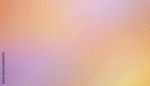 Light Peachy Brown, Pale Lilac, Golden Yellow gradient background grunge noise texture retro grainy backdrop website header design. Dynamic grainy wave with sleek grainy texture effects