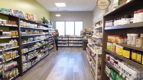 Health Food Store Interior