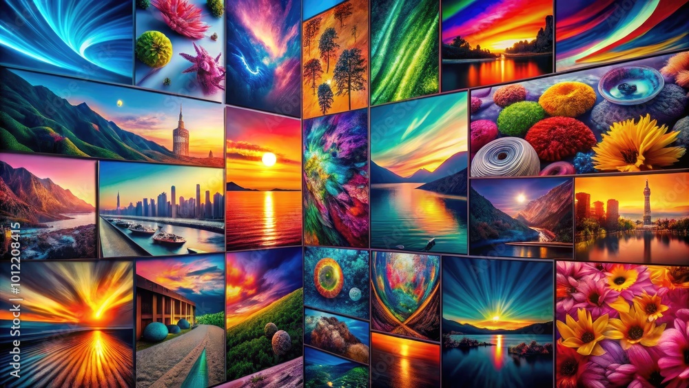 Fototapeta premium Exploring the Concept of Different Meanings in Art and Communication through Abstract Visuals