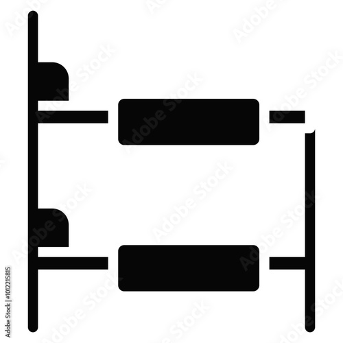 Bunk Bed Vector Icons