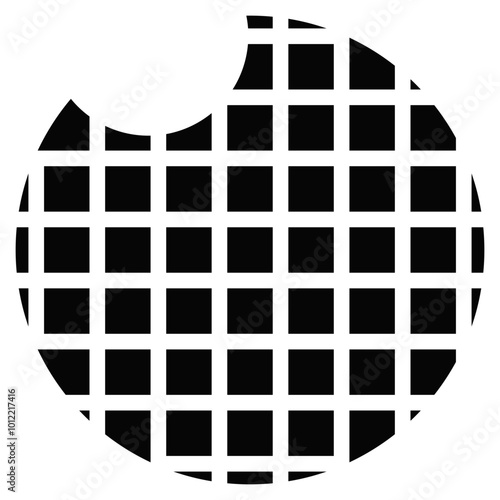 Waffle Vector Icons