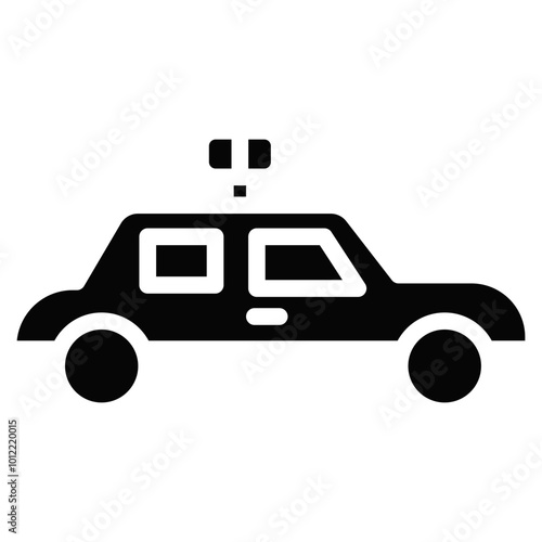 Police Car Vector Icons