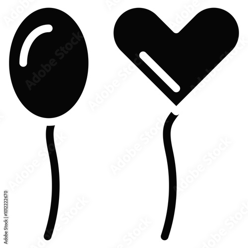 Balloons Vector Icons