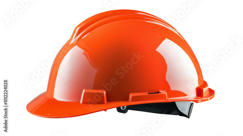 Safety helmet on a transparent background showcasing construction gear for pr...