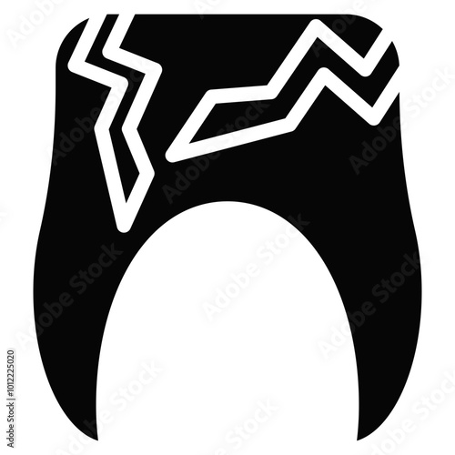 Tooth Decayed Vector Icons