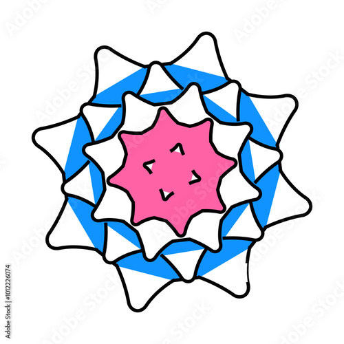 allergen disease line icon vector. allergen disease sign. isolated symbol illustration