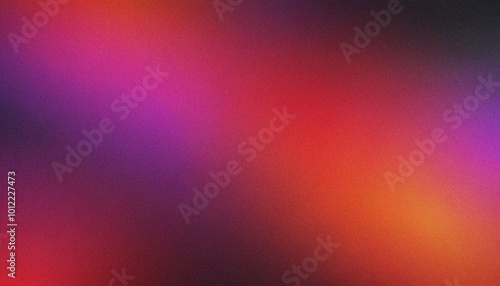 Red, Orange, Purple, Black grainy texture abstract banner design. Dynamic grainy texture featuring sleek grainy transitions
