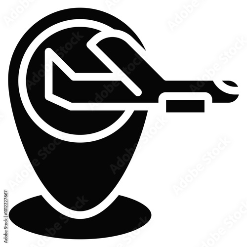 Flight Location Vector Icons