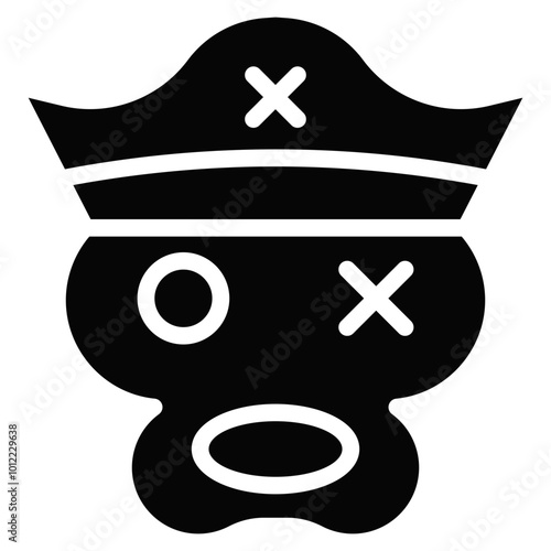 Pirate Monkey Vector Icons