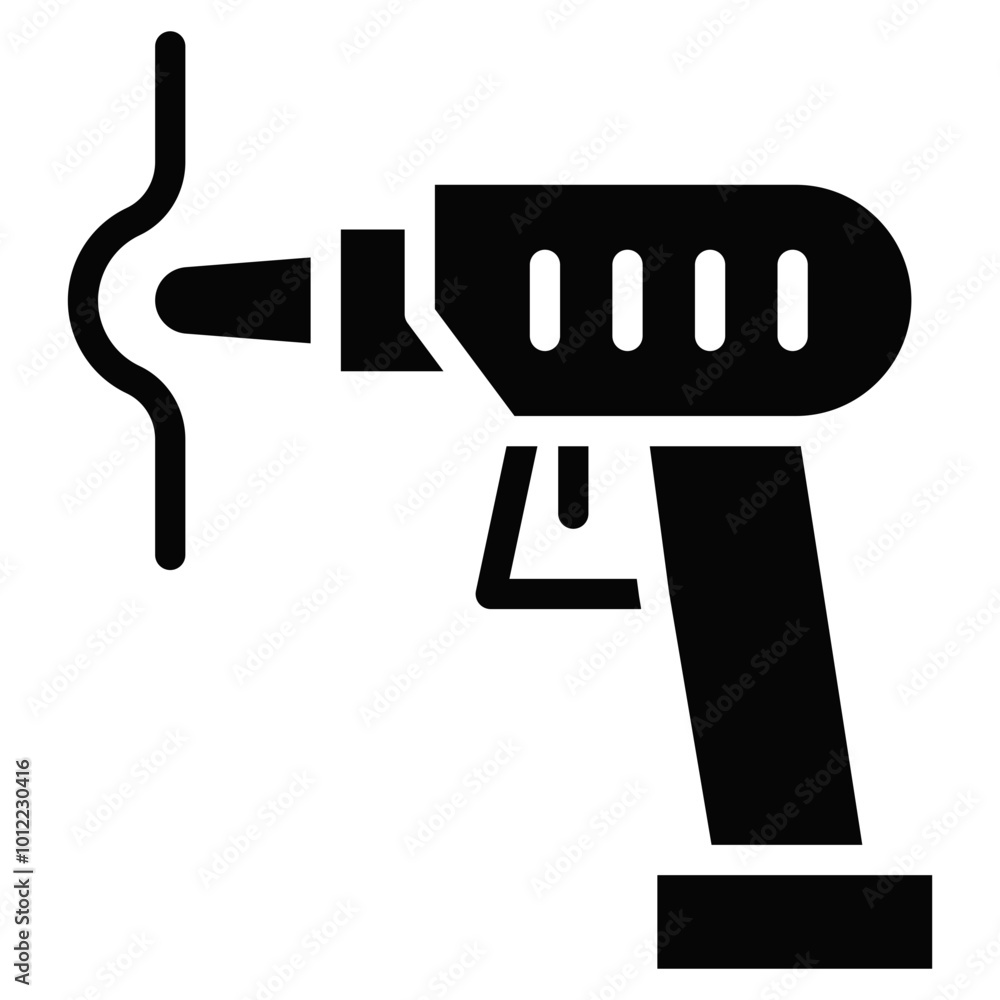 Automatic Drilling Vector Icons Automatic Drilling Vector Icons