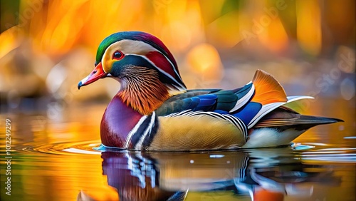 Graceful Anseriformes in Natural Habitat Showcasing Beauty of Waterfowl in Serene Environment photo