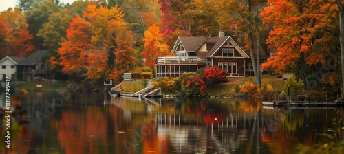 Autumn Getaway: Columbus Day Hotel Offer with Scenic Fall Foliage and Cozy Lakeside Retreat photo