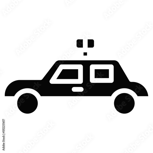 Police Car Vector Icons