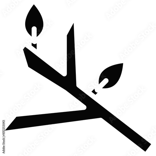 Tree Branch Vector Icons