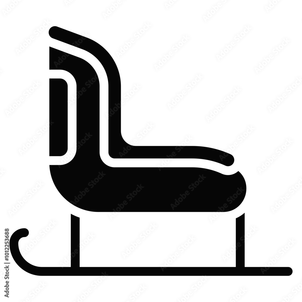 Fototapeta premium Sled Vector Icons