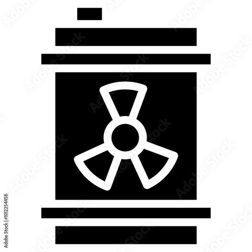 Nuclear Waste Vector Icons