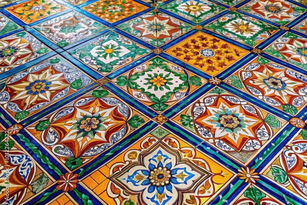 High-Resolution Tile Floor Texture with Intricate Patterns Ideal for Backgrounds and Design Projects High-Resolution Tile Floor Texture with Intricate Patterns Ideal for Backgrounds and Design Projects