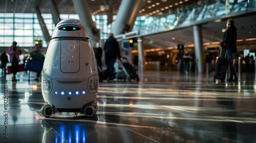 Wallpaper Mural airport robot Torontodigital.ca
