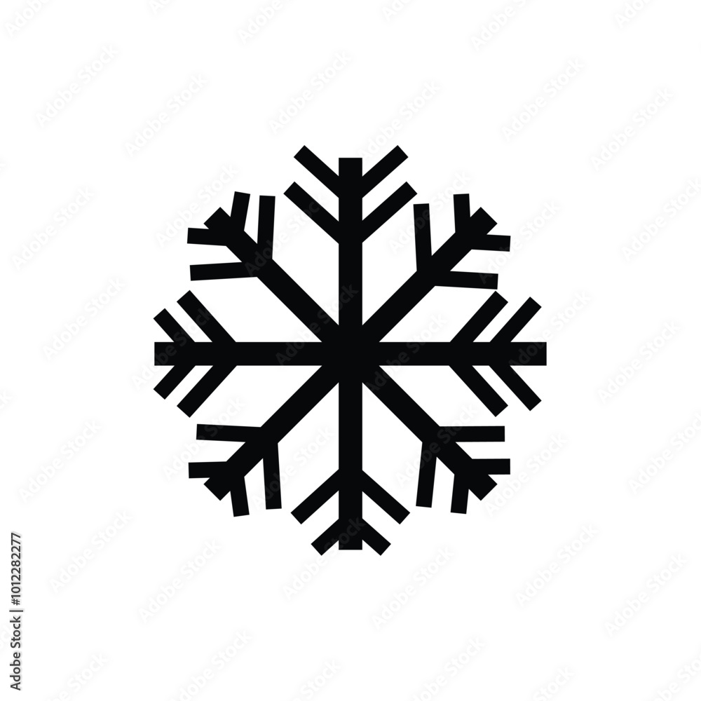 Snowflake sign. Blue Snowflake icon isolated on white background. Snow flake silhouette. Symbol of snow, holiday, cold weather, frost. Winter design element. Vector illustration. Snowflake sign. Blue Snowflake icon isolated on white background. Snow flake silhouette. Symbol of snow, holiday, cold weather, frost. Winter design element. Vector illustration.