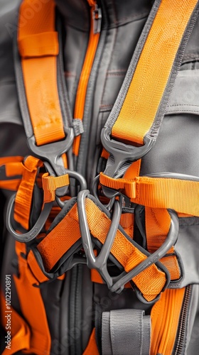 Safety Harness for Construction Worker Inspection