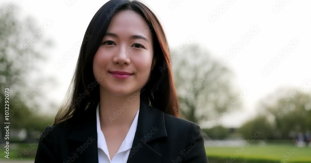 Portrait of young beautiful and successful Asian business woman, female employee smiling and looking at camera with crossed arms, financial woman satisfied with the results of her work achievement. Portrait of young beautiful and successful Asian business woman, female employee smiling and looking at camera with crossed arms, financial woman satisfied with the results of her work achievement.