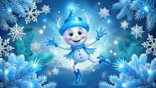 Jack Frost SVG Design for Winter Crafts, Holiday Decorations, and Seasonal Projects in Vector Format